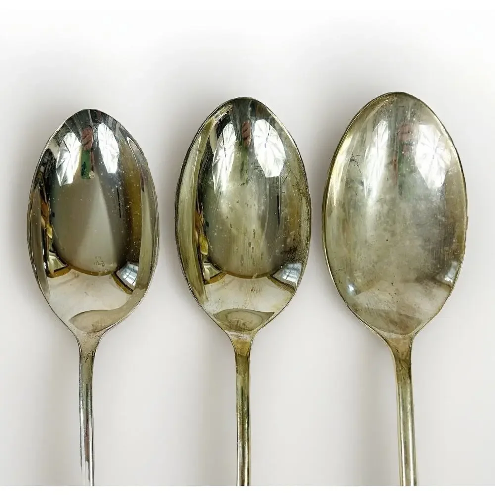 International Silver Lot 6 Silverplate Serving Utensils Cake Pie Spoon Fork